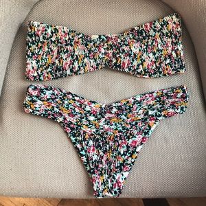 Never worn Tori Praver strapless bikini